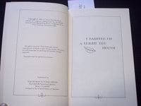 1981 I PAINTED ON A BRIGHT RED MOUTH SIGNED BOOK BY JAYNE MURDOCK - KD 7551