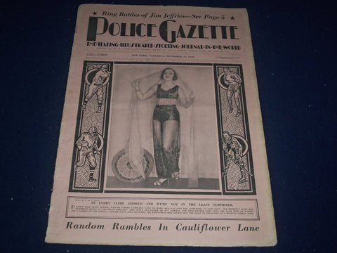 1930 NOV 15 NATIONAL POLICE GAZETTE - IRENE DELROY - SUAREZ & KAPLAN - SP 3060