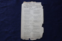 1898 OCTOBER 2 THE MILLS MEETINGS-HOLLIS STREET THEATRE - PROGRAM-BOSTON- K 1684