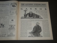 1906 JULY 7 THE SATURDAY EVENING POST MAGAZINE - ILLUSTRATED COVER- SP 979
