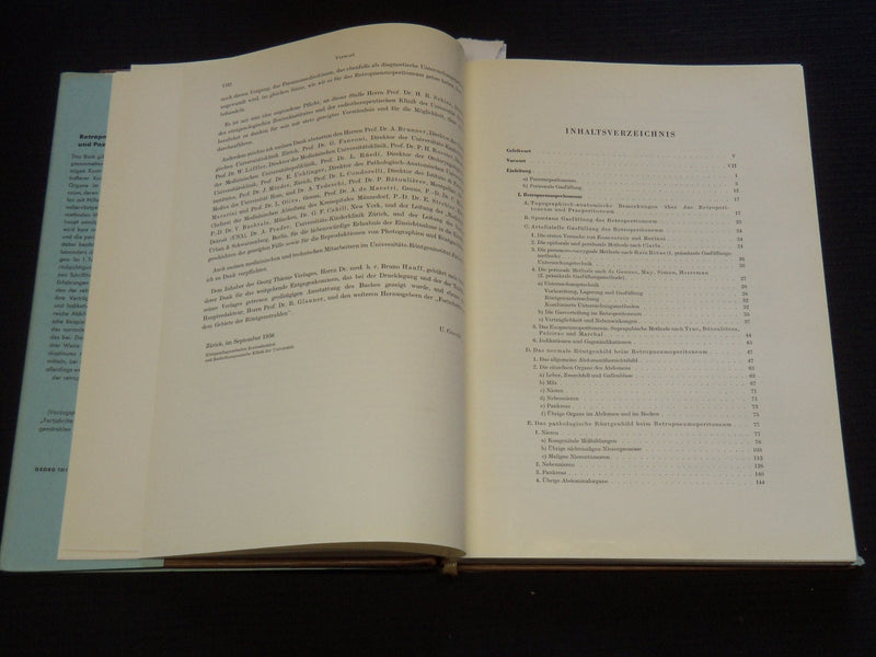 1957 RETRO PNEUMOPERITONEUM UND PPNEUMOMEDIASTINUM VON UMBERTO COCCHI - KD 5981J