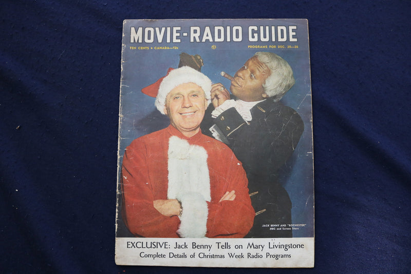 1941 DECEMBER 20-26 MOVIE-RADIO GUIDE MAGAZINE - JACK BENNY COVER - E 9286