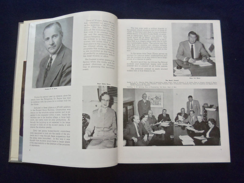 1955 MONTANAN MONTANA STATE UNIVERSITY YEARBOOK - BOZEMAN, MONTANA - YB 3097
