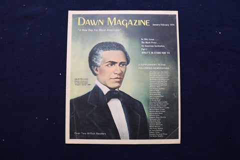 1974 JANUARY-FEBRUARY DAWN MAGAZINE - JOHN B. RUSSWURM COVER - NP 8838
