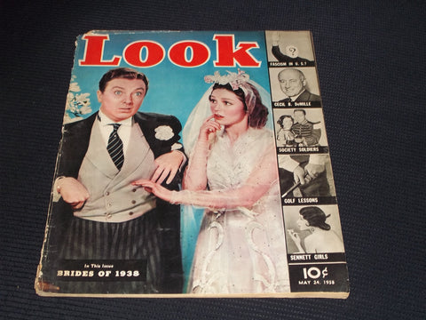 1938 MAY 24 LOOK MAGAZINE - BRIDES OF 1938 FRONT COVER - E 20442