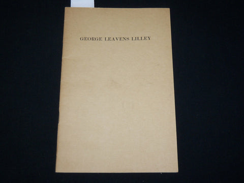 1909 GEORGE LEAVENS LILLEY MEMORIAL PROCEEDINGS - STATE OF CONNECTICUT - J 6243