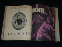 1955 JANUARY-JUNE L'OEIL REVUE D'ART MAGAZINE BOUND VOLUME - FRENCH - KD 5408
