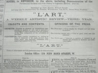 1877 THE ACADEMY WEEKLY REVIEW OF LITERATURE LOT OF 44 ISSUES - LONDON - O 2381