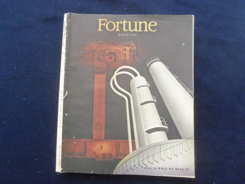 1947 MARCH FORTUNE MAGAZINE - GREAT COVER & ADS - F 928