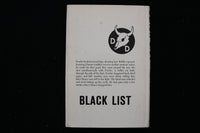 1962 BLACK LIST HARDCOVER BOOK BY GIFF CHESIRE - KD 9815