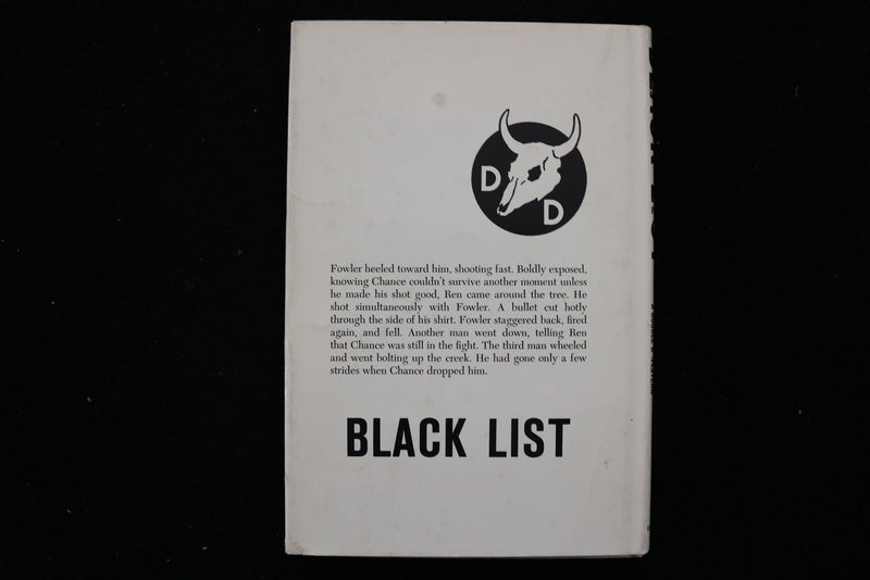 1962 BLACK LIST HARDCOVER BOOK BY GIFF CHESIRE - KD 9815
