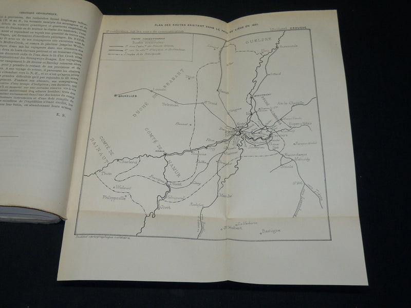 1877-1904 SOCIETE BELGE DE GEOGRAPHIE BULLETIN LOT OF 108 ISSUES - MAPS - WR 141