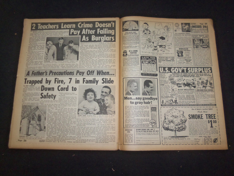 1965 APRIL 18 NATIONAL ENQUIRER NEWSPAPER - BURTON: LIZ TAMED ME! - NP 7382