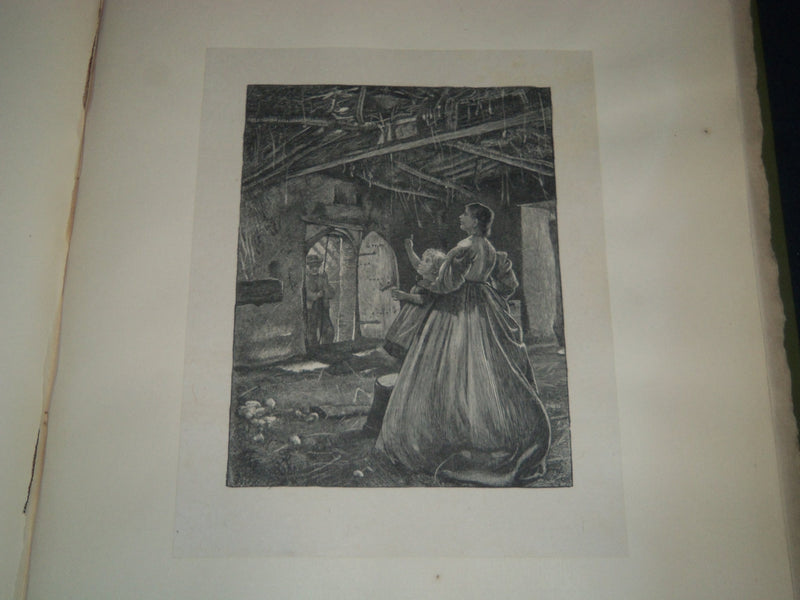 1882 ENGLISH RUSTIC PICTURES - INDIA PROOFS VOLUME BY WALKER - #86 OF 300 - Z 97