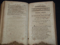 1804 THE COMPLAINT OF NIGHT THOUGHTS BOOK BY EDWARD YOUNG - LONDON EDN - J 8124