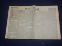 1833 SEPTEMBER 5 THE GLOBE NEWSPAPER - U.S. BANK - JACKSON - NP 5076