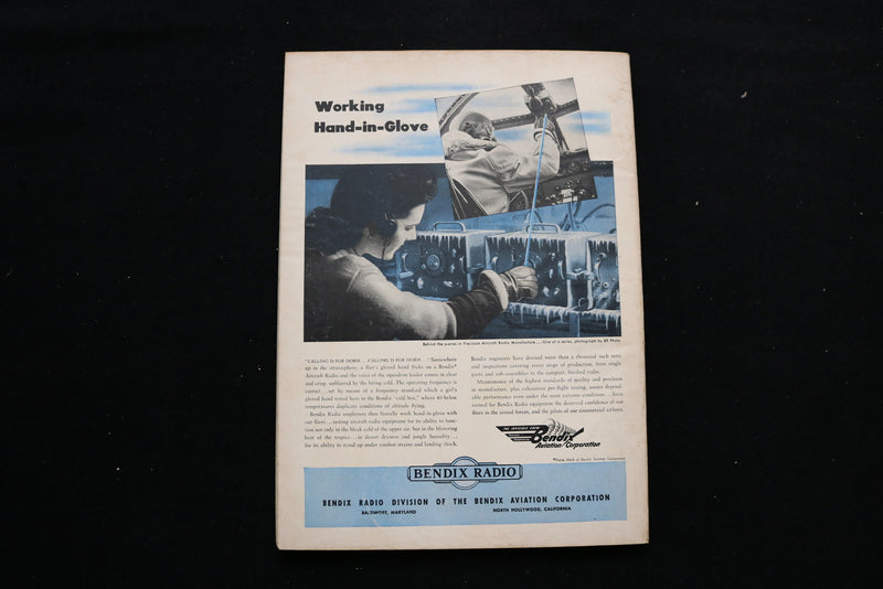 1944 JUNE 15 AERO DIGEST MAGAZINE - U.S. NAVY LIBERATOR COVER - B 1150L