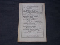 1917 GREAT BRITAIN'S SEA POLICY SOFTCOVER BOOK BY PROF. GILBERT MURRAY - J 7163