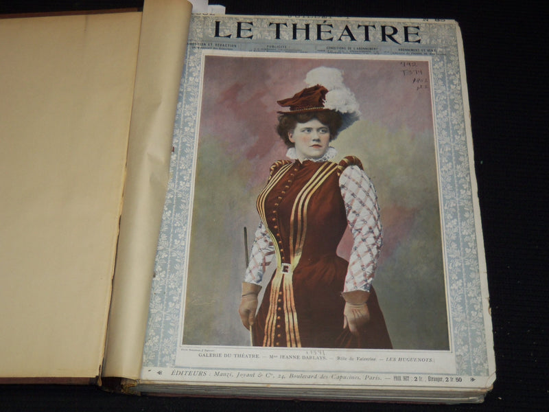 1902 JULY-DECEMBER LE THEATRE MAGAZINE BOUND VOLUME - 12 ISSUES - KD 2657H