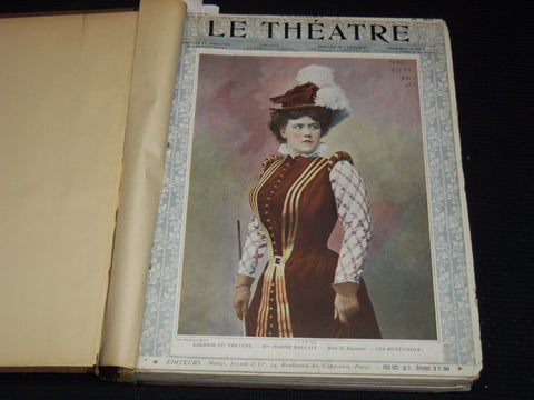 1902 JULY-DECEMBER LE THEATRE MAGAZINE BOUND VOLUME - 12 ISSUES - KD 2657H