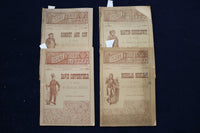 1889 THE LEISURE HOUR LIBRARY MAGAZINES BY CHARLES DICKENS - LOT OF 4 - O 3464
