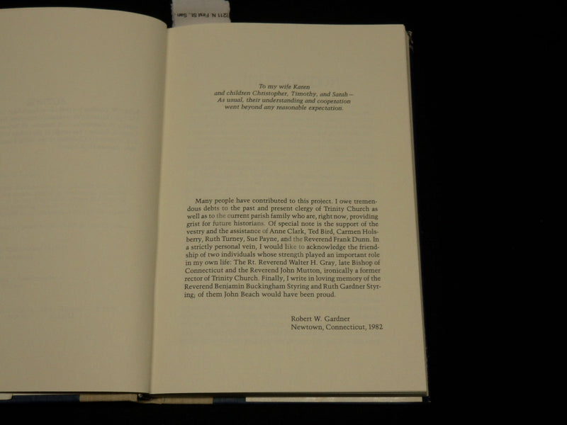 1982 ANGLICANS TO AMERICANS HARDCOVER BOOK BY ROBERT W. GARDNER - KD 6384