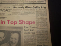 1969 JULY 25 DENVER POST NEWSPAPER -MOON 3 IN TOP SHAPE-KENNEDY GUILTY - NP 8056