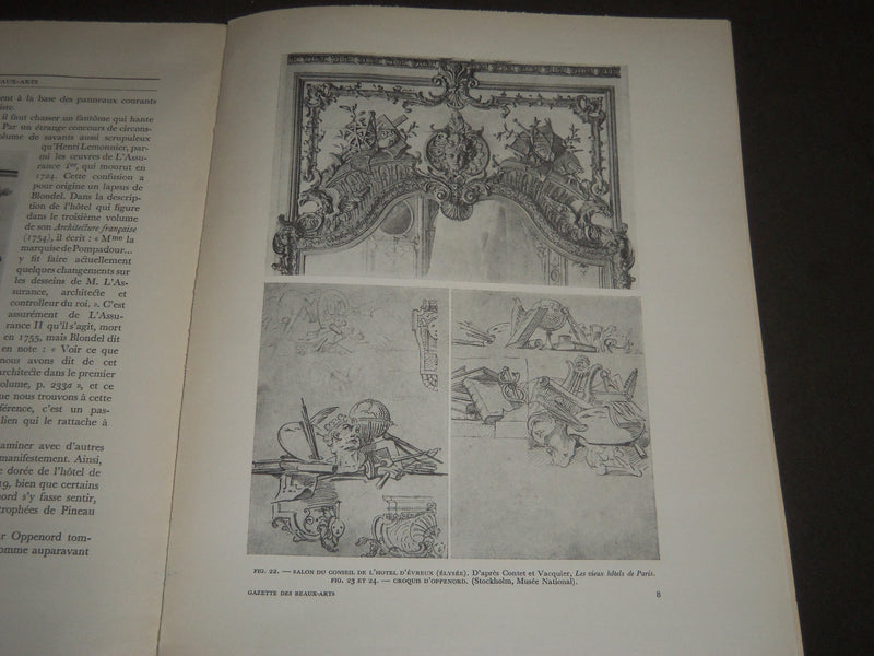 1935 GAZETTE DES BEAUX-ARTS FRENCH MAGAZINE LOT OF 10 - COMPLETE YEAR - O 3033