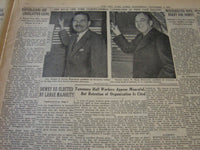 1946 NOVEMBER 6 NEW YORK TIMES - DEWEY IS RE-ELECTED BY WIDE MAJORITY - NT 5914