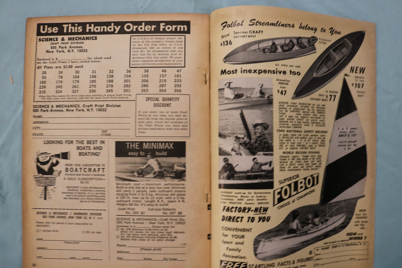 1965 FEBRUARY-MARCH BOATCRAFT MAGAZINE - K 3282