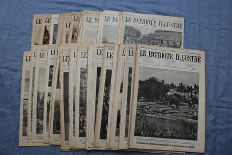 1920-1928 LE PATRIOTE ILLUSTRE MAGAZINE - FRENCH - LOT OF 56 - O 3849