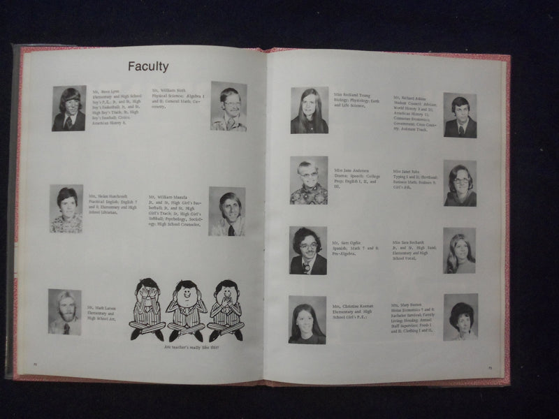 1974 I REMEMER 1974 HIGH SCHOOL YEARBOOK - GRAETTINGER, IOWA - YB 3059