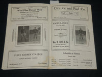 1929 G. M. TECH VS. ADRIAN COLLEGE FOOTBALL PROGRAM - NICE PHOTOS - J 5783
