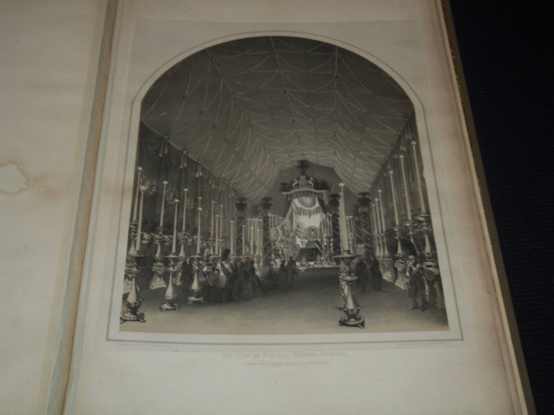 1852 OBSEQUIES OF DUKE OF WELLINGTON LONDON FOLIO W 7 ENGRAVED PLATES - Z 268
