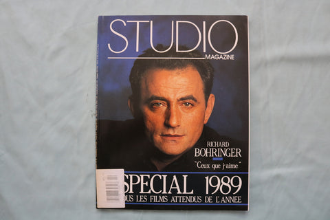 1989 JANUARY STUDIO MAGAZINE - RICHARD BOHRINGER COVER - FRENCH - E 19493