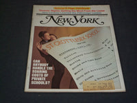 1971 MARCH 29 NEW YORK MAGAZINE - THE SOARING COSTS OF PRIVATE SCHOOLS - SP 3740
