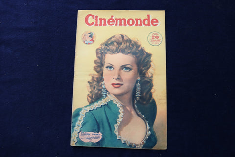 1948 JULY 6 CINEMONDE MAGAZINE - MAUREEN O'HARA - JANE RUSSELL COVER - E 23927