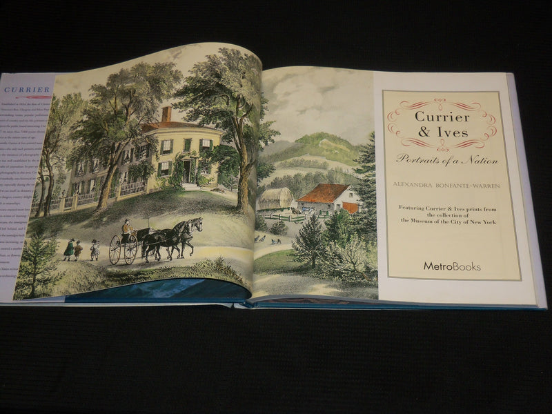 1998 CURRIER & IVES PORTRAITS HARDCOVER BOOK - ALEXANDRA BONFANTE-WARREN- R 723P