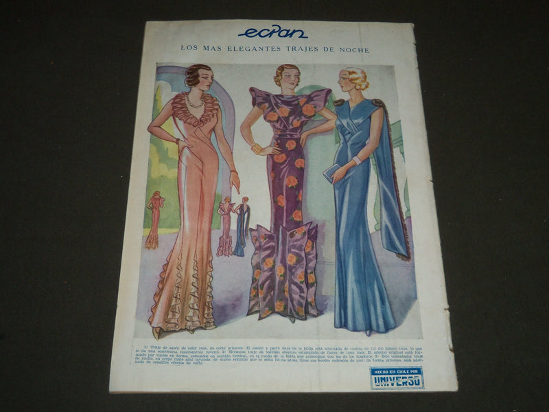 1934 FEB 13 ECRAN SPANISH MAGAZINE - KATHERINE HEPBURN COVER - ST 4779