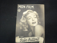 1950 SEPTEMBER 13 MON FILM FRENCH MAGAZINE - MARTA EGGERTH COVER - 26100