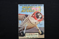 1940 JANUARY POPULAR AVIATION MAGAZINE - CANADA GOES TO WAR COVER - SP 2617D