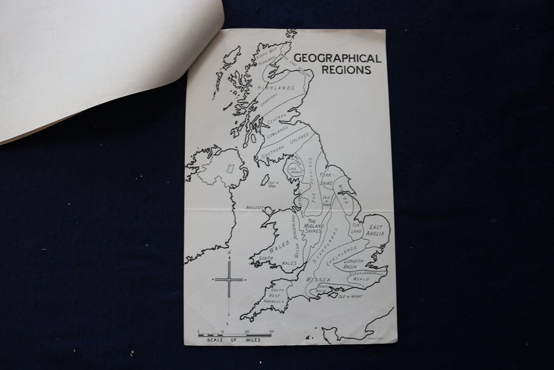1930'S MAPS OF BRITAIN - BRITISH INFORMATION SERVICES - K 1749