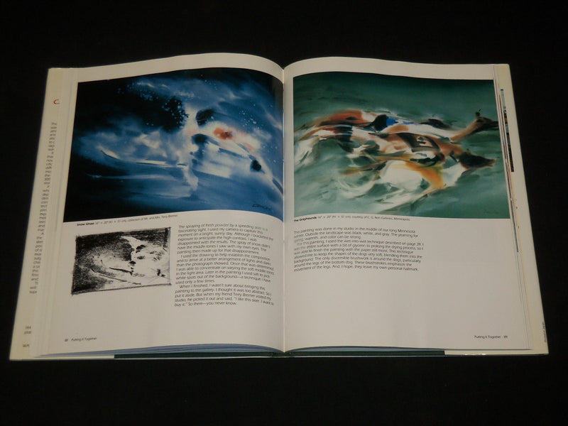 1987 CAPTURING MOTION IN WATERCOLOR HARDCOVER BOOK BY DOUGLAS LEW - I 1881