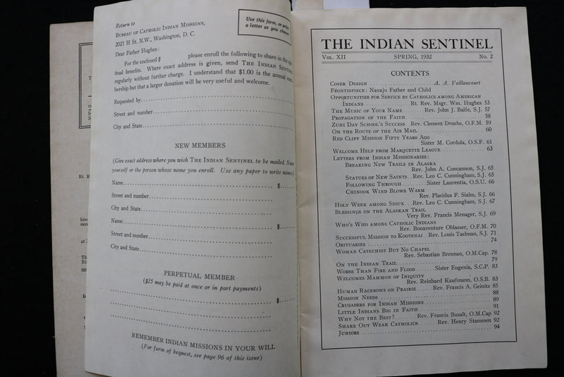 1932 SPRING THE INDIAN SENTINEL QUARTERLY MAGAZINE - K 2373