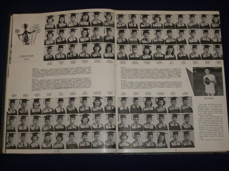 1949 SEMINOLE UNIVERSITY OF FLORIDA YEARBOOK - GAINESVILLE - PHOTOS - YB 422