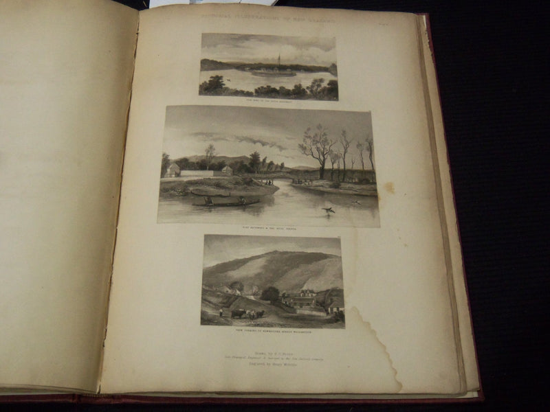 1847 PICTORIAL ILLUSTRATIONS OF NEW ZEALAND VOLUME - S. C. BREES - Z 246
