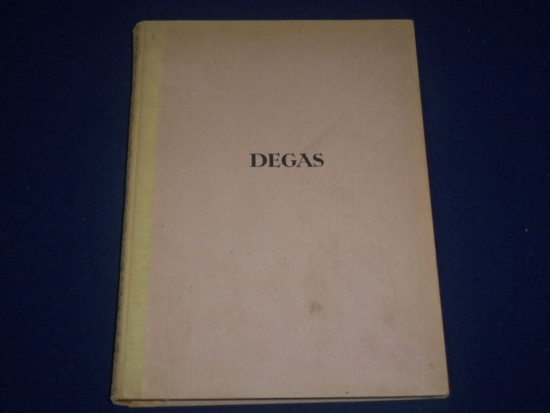1924 DEGAS BOOK JULIUS MEIER GRAEFE - GERMAN TEXT - 62 ILLUSTRATIONS - KD 2426