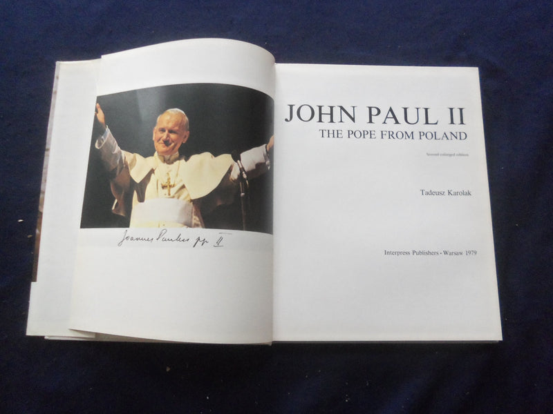 1979 POPE JOHN PAUL II HARDCOVER BOOKS - LOT OF 4 - KD 8187