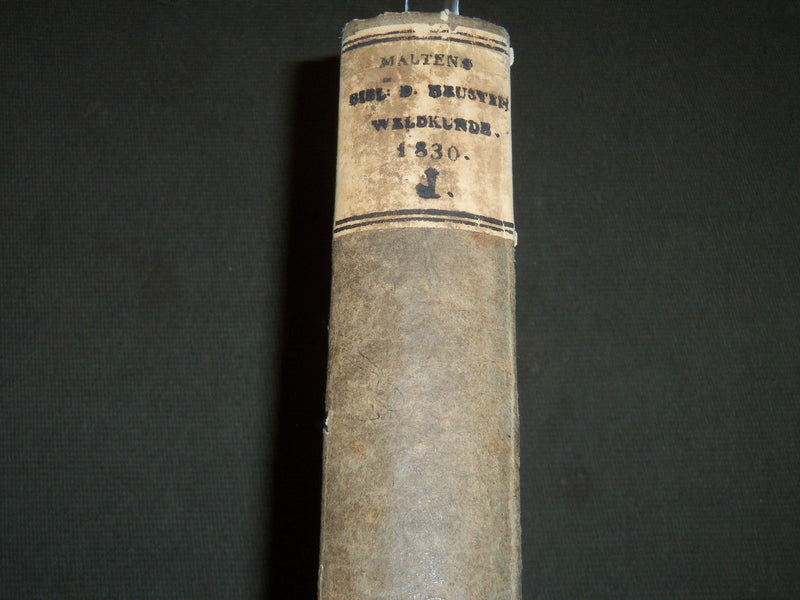 1830 BIBLIOTEK DER NEUESTEN WELTKUNDE BY MALTEN GERMAN VOLUME - KD 3678