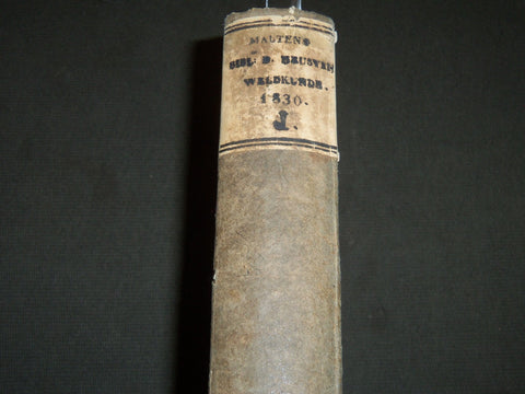 1830 BIBLIOTEK DER NEUESTEN WELTKUNDE BY MALTEN GERMAN VOLUME - KD 3678